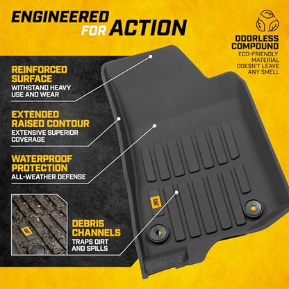 JustFit™ 3D Floor Mats for Jeep Gladiator