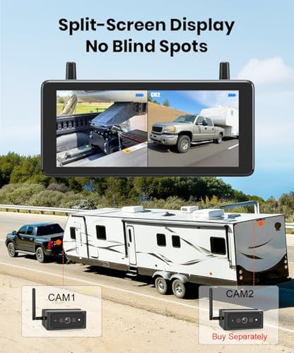 7.2 Inch Magnetic Wireless Backup Camera