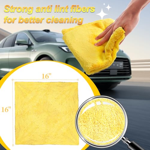 Car Wash Towels 16x16 (6 Count)