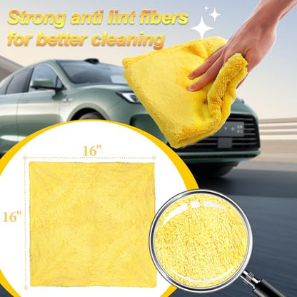Car Wash Towels 16x16 (6 Count)