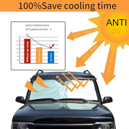 Windshield Sunshade Fit for Land Rover Discovery 2 LR2 1998