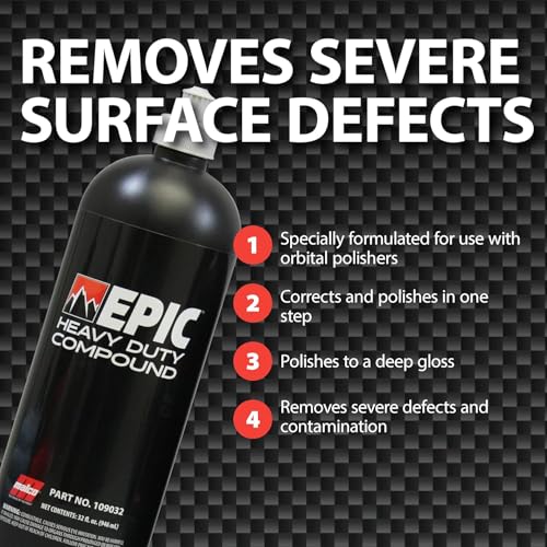 Epic Heavy Duty Car Polishing Compound (16 Fl Oz)