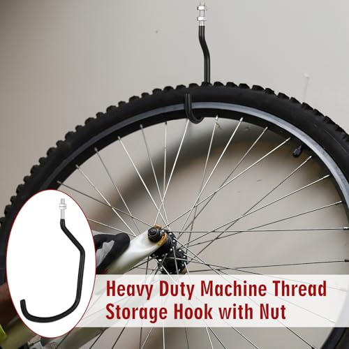 8 Pcs Machine Thread Bicycle Storage Hook