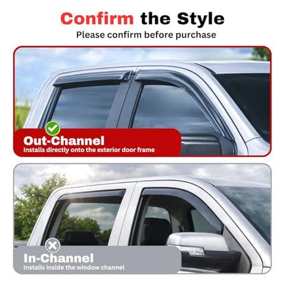 Rain Guards Fit for 2008 (4 Count)
