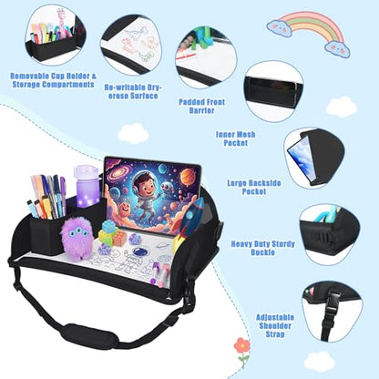 Upgraded Kids Travel Tray for Airplane (2 Count)