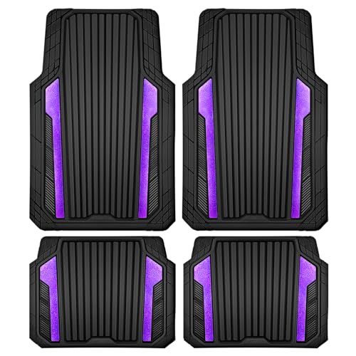 Heavy Duty Rubber Car Mats Metallic