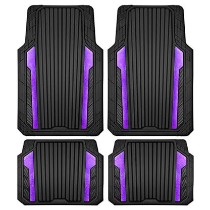 Heavy Duty Rubber Car Mats Metallic