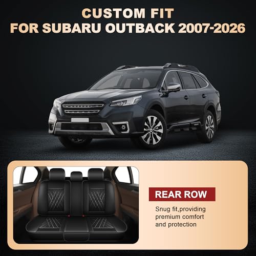2 Front Car Seat Covers for Subaru Outback 2007 (2 Count)