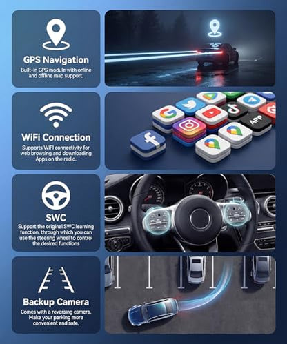 8 Core 4G+64G 5GWiFi Car Stereo Radio for Toyota Corolla EX 2007