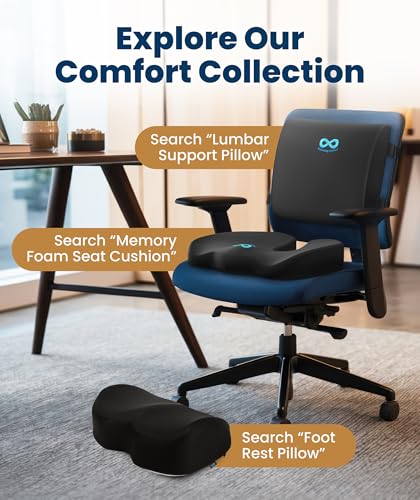 Doctor Recommended Memory Foam Seat Cushion for Office Chairs & Car