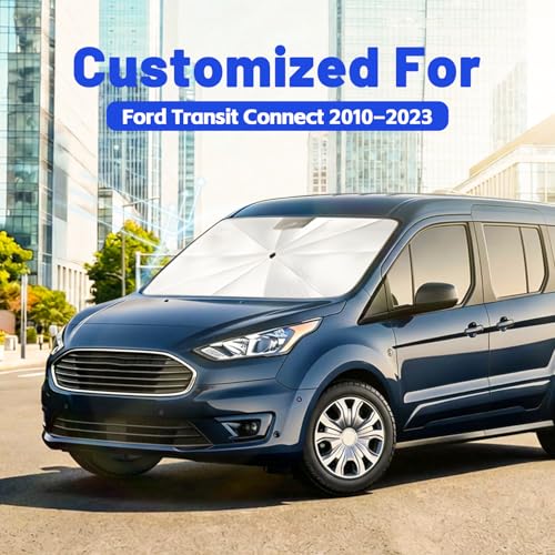 Car Windshield Sun Shade Umbrella for Ford Transit Connect 2010