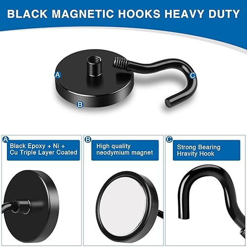Magnetic Hooks (25 Count)