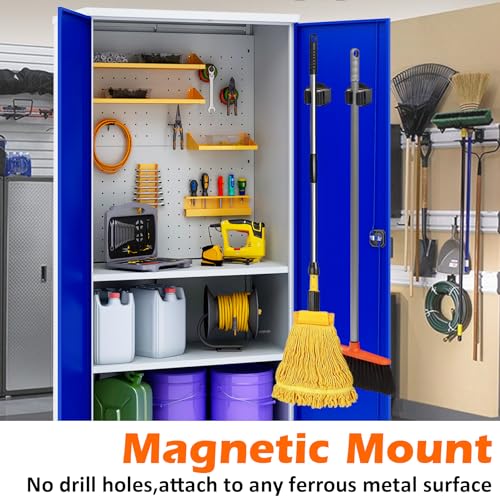 Magnetic Broom Holders (8 Count)