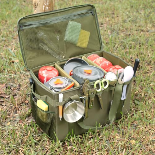 Tactical Camping Storage Bag 46L Rigid yet Foldable Tote Bag