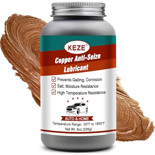 Anti Seize Lubricant Copper Grease High Temp Anti (8 Ounce)