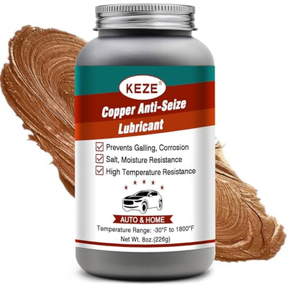 Anti Seize Lubricant Copper Grease High Temp Anti (8 Ounce)