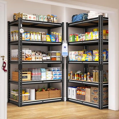 Storage Shelves with Smooth Edges for Garage Basement Shed Pantry