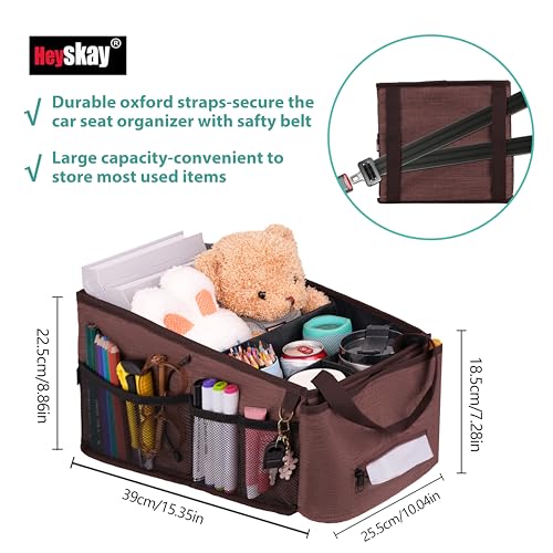 Backseat Car Organizer Car Caddy Passenger Seat Organizer for Kids