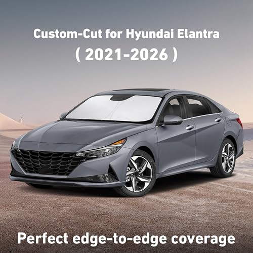Windshield Sunshade Compatible for Hyundai Elantra 2021