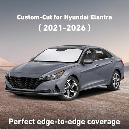 Windshield Sunshade Compatible for Hyundai Elantra 2021