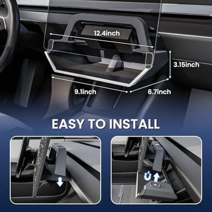 for Model Y Juniper & Model Y L Under Screen Storage Organizer 2025