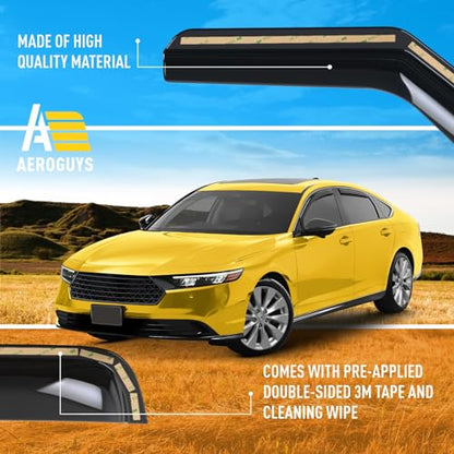 Extra Durable Window Deflectors in (4 Count)
