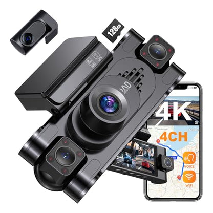 4K 360° Dash Cam for Cars