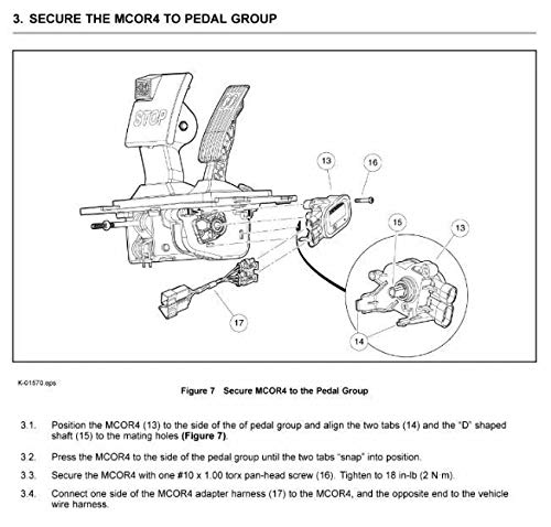 MCOR 4 Throttle Potentiometer for Club Car DS & Precedent 2012