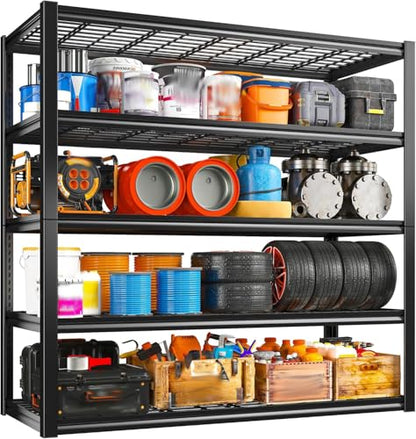 48" W Garage Shelving Heavy Duty Load 2500LBS (4 Count)