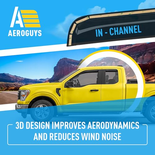 Extra Durable Window Deflectors in (4 Count)