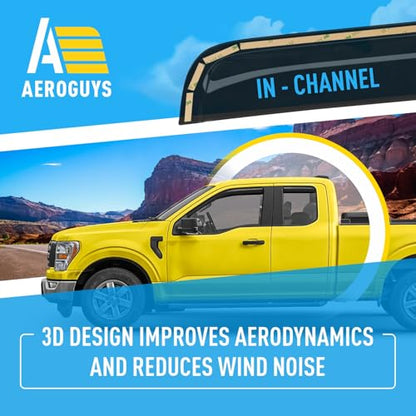 Extra Durable Window Deflectors in (4 Count)