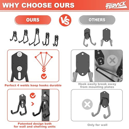 15 PCS Garage Storage Hooks