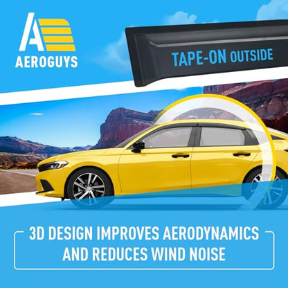 Extra Durable Window Deflectors Tape (4 Count)