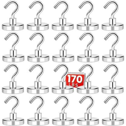 Magnetic Hooks 20pcs 170lbs Cruise Essentials 2026 Magnet Hook (20 Count)