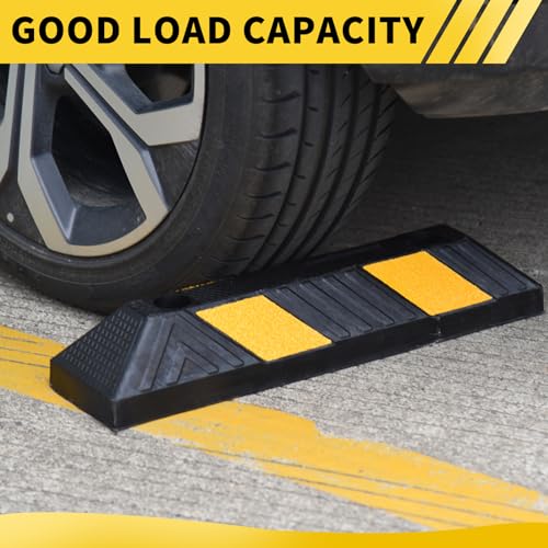 20.8" Rubber Parking Stop (4 Count)