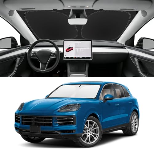 Custom Fit Windshield Sun Shade for Porsche Cayenne 2019
