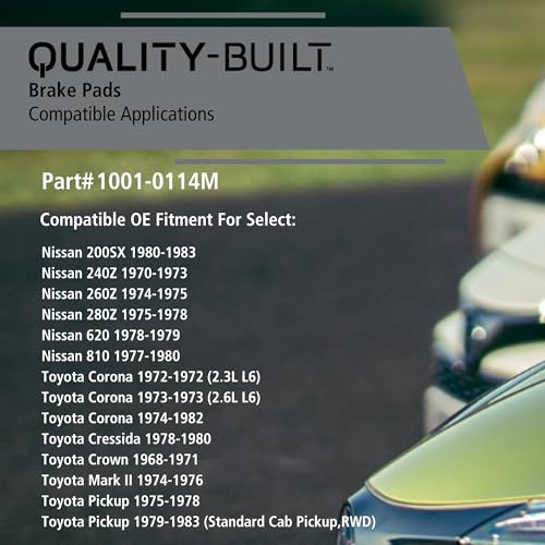 Front Semi Metallic Brake Pads