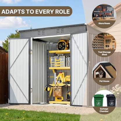 6' x 4' Outdoor Storage Shed