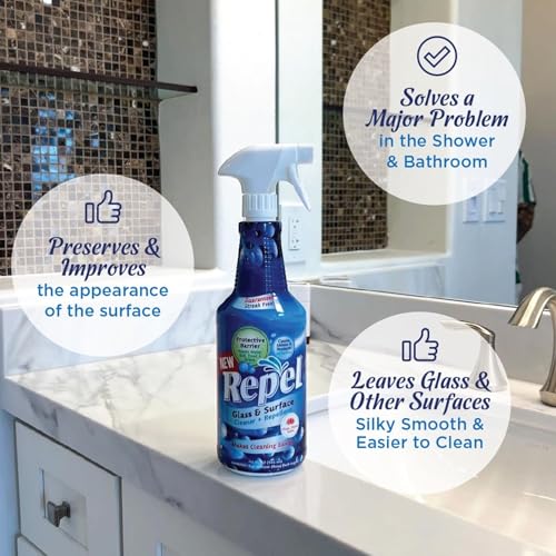 REPEL Glass & Surface Cleaner 32 fl. oz. (64 Fl Oz )