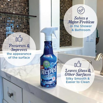 REPEL Glass & Surface Cleaner 32 fl. oz. (64 Fl Oz )
