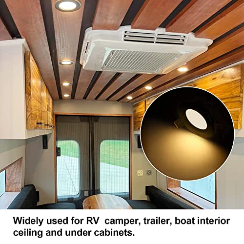 12V Recessed LED Puck Lights (6 Count)