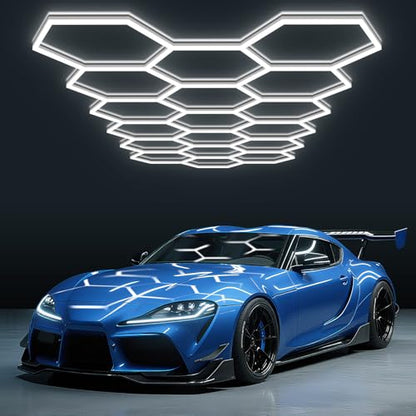 Hexagon Garage Lights (71 Count)