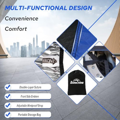 Car Cover Waterproof All Weather for Automobiles Sedan 186"