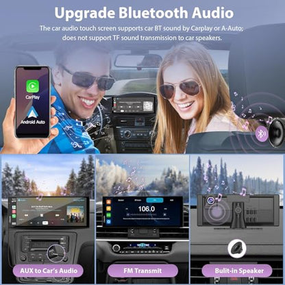 Wireless Carplay & Android Auto with Dash Cam
