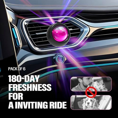 Car Air Freshener Vent Clips (6 Count)