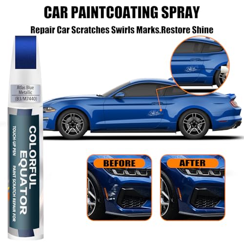 B3 M7440 Atlas Blue Metallic Touch Up Paint for Ford