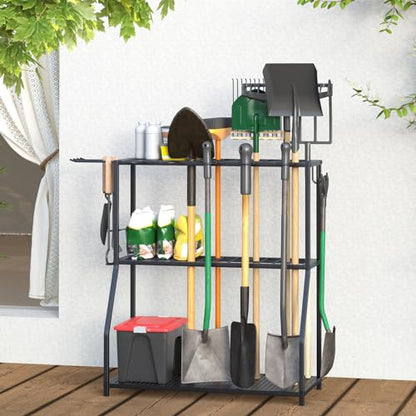 Organizer Yard Tool Storage Rack Garden Organizer Tool Holder