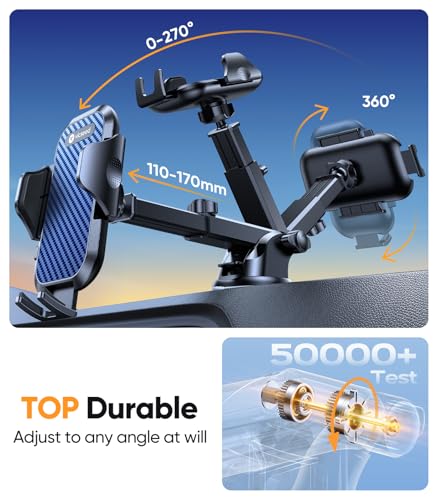 Stable Car Phone Holder [Upgraded Strongest Suction