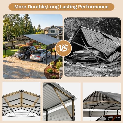 20x20 FT Metal Carport
