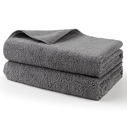 Professional Large Microfiber Car Drying Towels 2 Pack (2 Count)